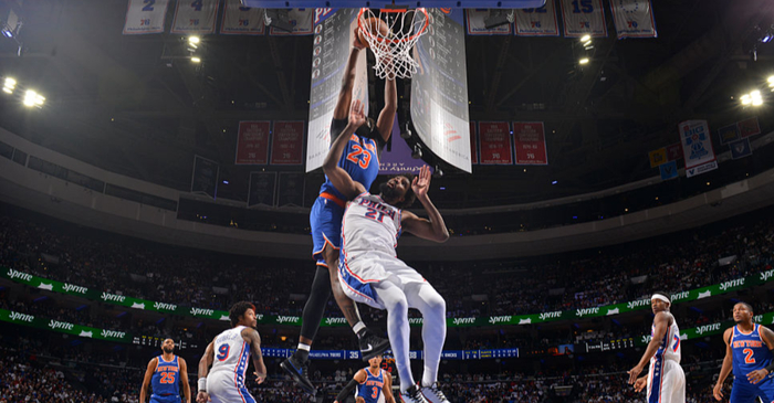 唐斯:所有人都看不起米罗的罚球 偏偏他今天最争气|北京|尼克斯|NBA季后赛|费城|卡尔-安东尼-唐斯_新浪体育_新浪新闻